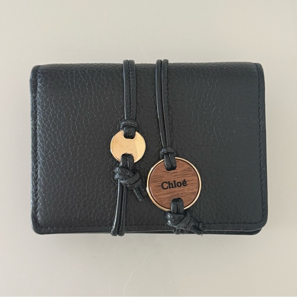 Chloe Black Leather Wallet